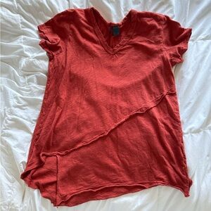 Anthropologie Red Top